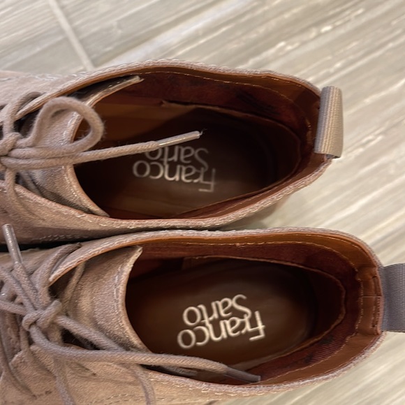 Franco Sarto suede tan booties, size 7.5 - Picture 6 of 6